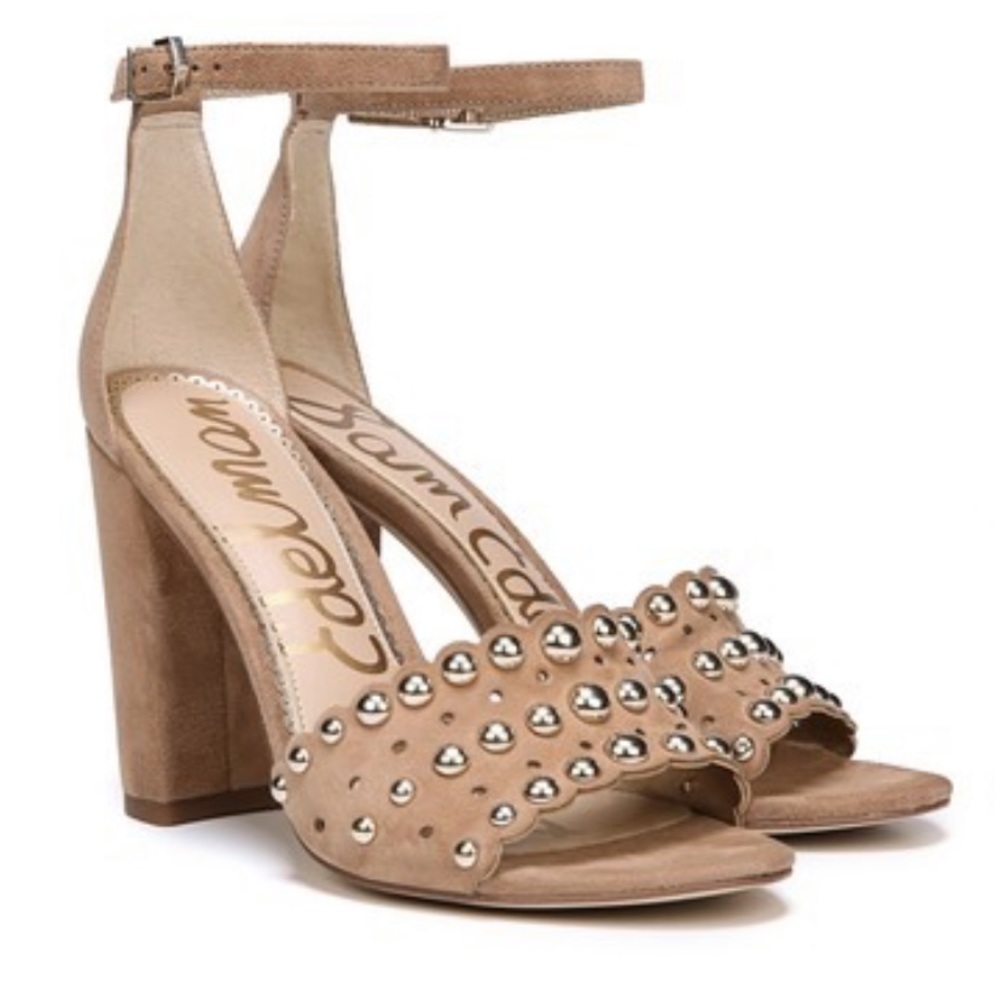 Sam Edelman Yaria Studded Block Heel Sandal 9M NWT